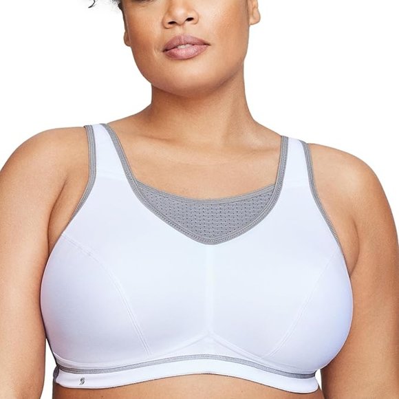 **Glamorise** Plus Size No-Bounce Camisole Sports Bra Wirefree #1067 48D 42DD - Picture 1 of 9